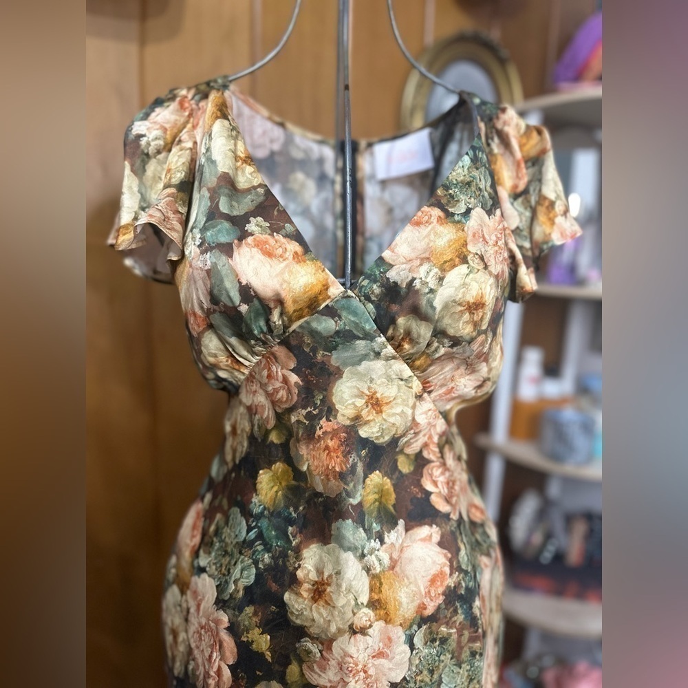 SELKIE, Cottage Cravings Silk Slip, xs✨ - Picture 9 of 13